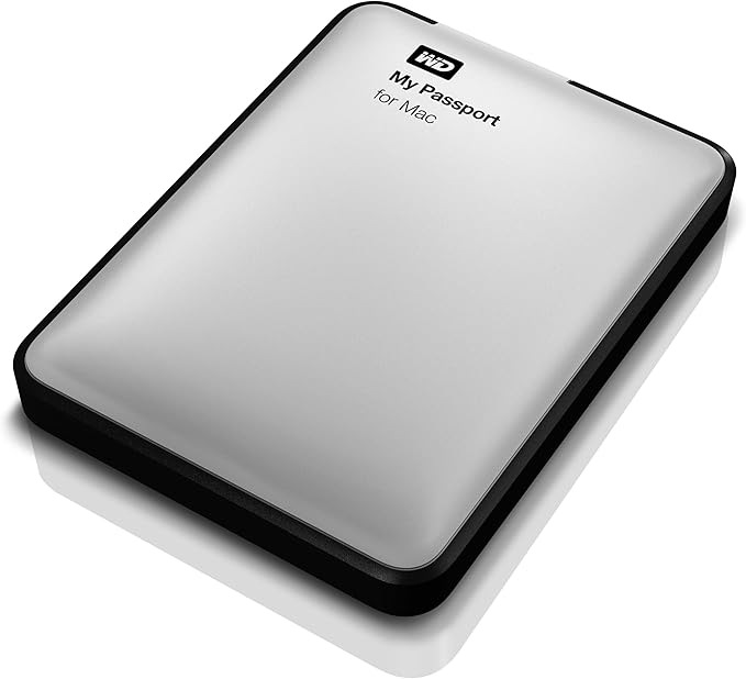 WD My Passport for Mac 1 TB USB 2.0 External Hard Drive - WDBBXV0010BBK-NESN