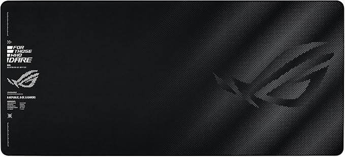 ASUS ROG Sheath II XXL Gaming Mouse Pad – 35.4” x 15.7” Advanced Cooling Fabric 1.5X Smoother Textile-Weave Surface Flat-Stitched Durable Edges Non-Slip Base - Black