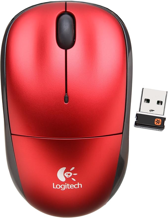 Logitech Bundle Wireless Mouse M217 – Red &amp 16” Sleeve