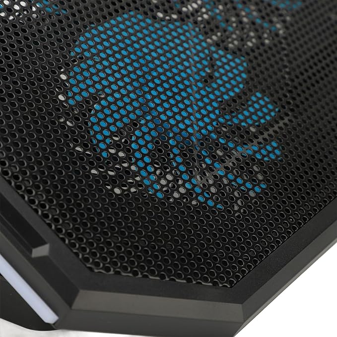 Laptop Cooling Pad with 5 Fans Height Laptop Cooler Stand RGB Lighting Cooling Pad for 1317‑ Inch Notebooks Ergonomic with USB Cable for Efficient Heat Dissipation