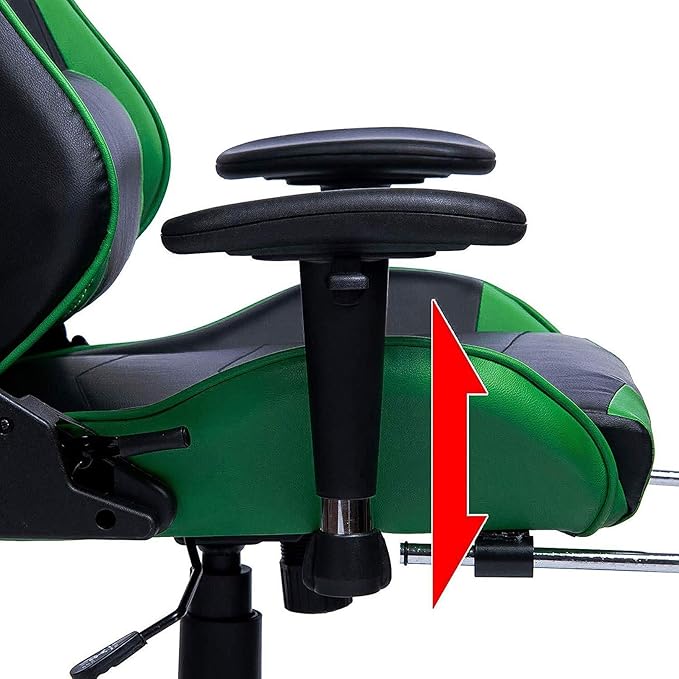 Home Ergonomic Office Chair Ergonomic Computer Chair with Adjustable Height Gaming Chair High Back Adjustable Swivel Video Game Chair with Footrest and Headrest