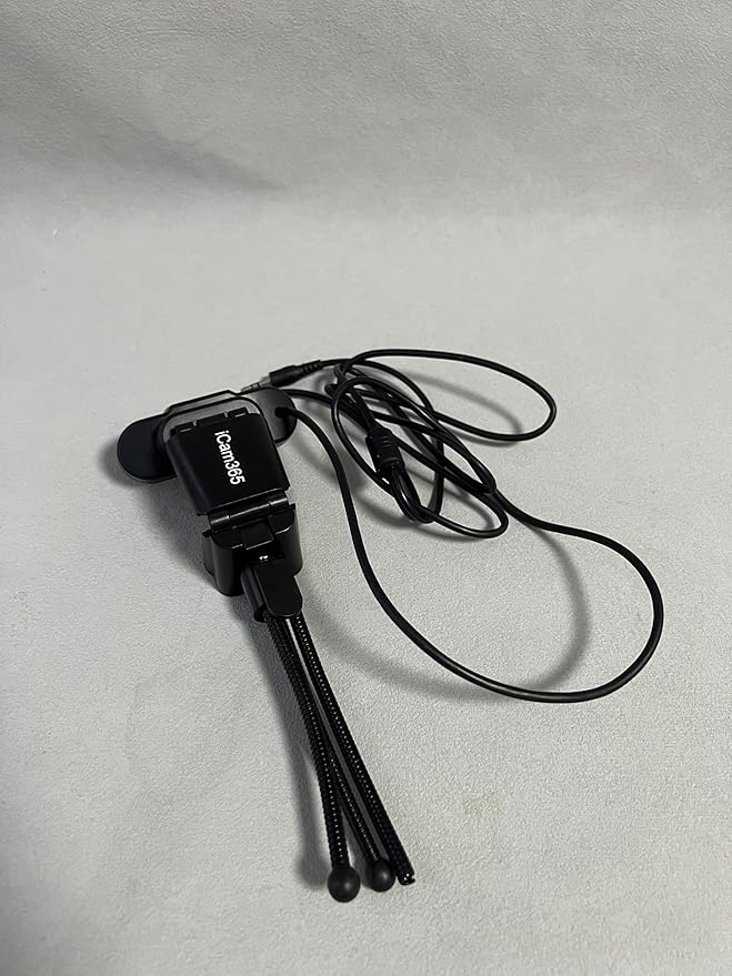 iCam365 Computer Cameras Wired HD Webcam with Tripod Stand Widescreen USB Computer Camera Streaming Mic Webcam