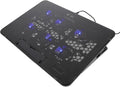 Laptop Cooling Pad with 6 Quiet Fans 15.6-inch Cooling Stand USB Powered Cooler Holder for Gaming and Office Laptops Black