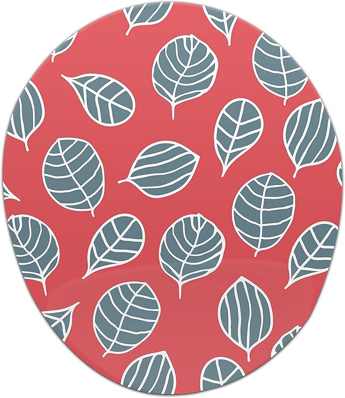 Ergonomic Mouse Pad with Wrist Rest Digital Printed Mouse Mat for Tendon Sheath Problems Non-Slip Base for Office and Home Size: 20 x 23 cm