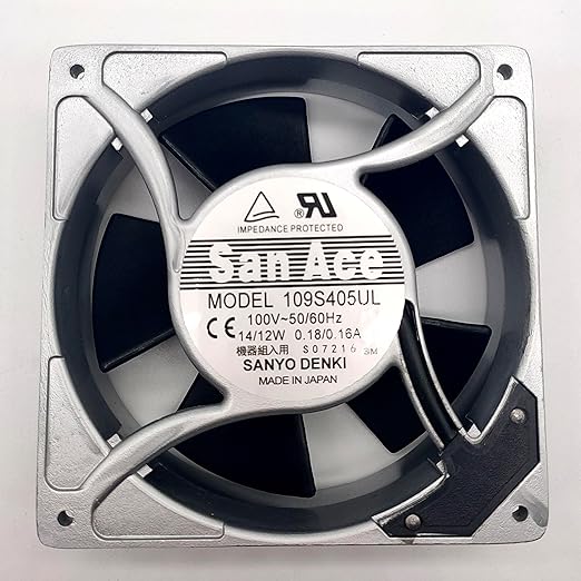 High-Performance 120mm Metal Frame Cooling Fan - 100V 14/12W 109S405UL for Optimal Laptop Cooling