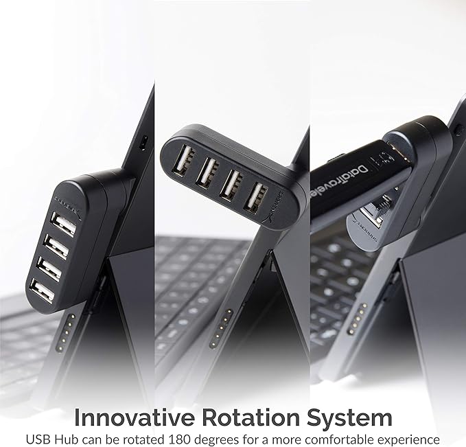Sabrent 13 Port High Speed USB 2.0 Hub + 4-Port USB 2.0 Hub [90°/180° Degree Rotatable]