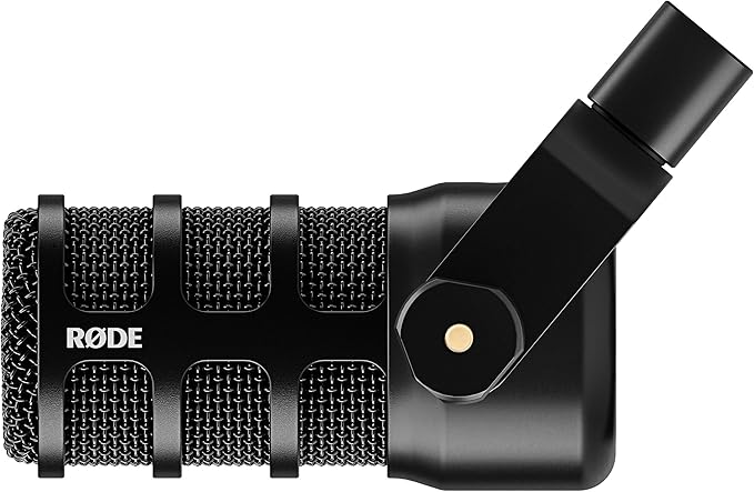 Rode PodMic USB Dynamic Broadcast Microphone with Rode PSA1+ Broadcast Microphone Boom Arm XLR Cable Green SC27 USB-C to USB-C Cable and Green WS14 Pop Filter
