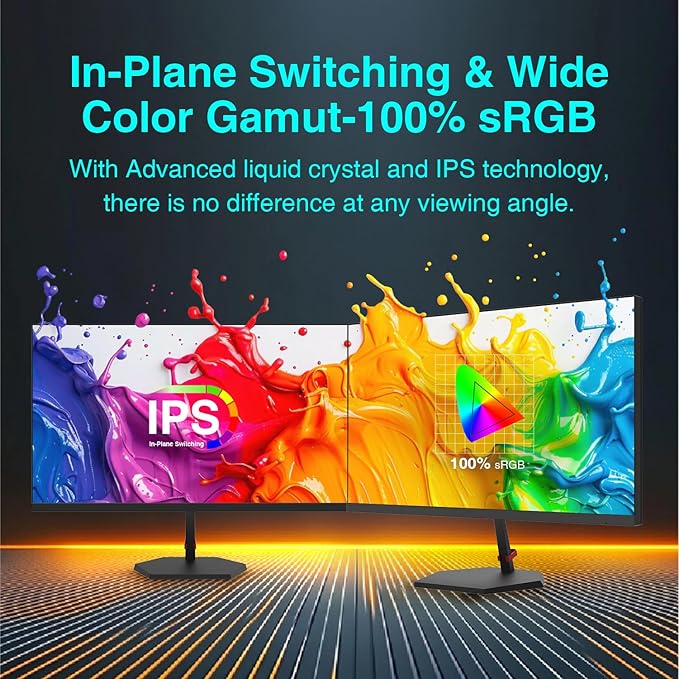 ArcticPro 27inch Gaming Monitor 300Hz QHD 2560 * 1440p IPS 1ms Response Time Adaptive sync 3-Sided Frameless Anti-Blue Light Ultra Slim 132% sRGB with DP Cable up to 300Hz DP*2 HDMI*2