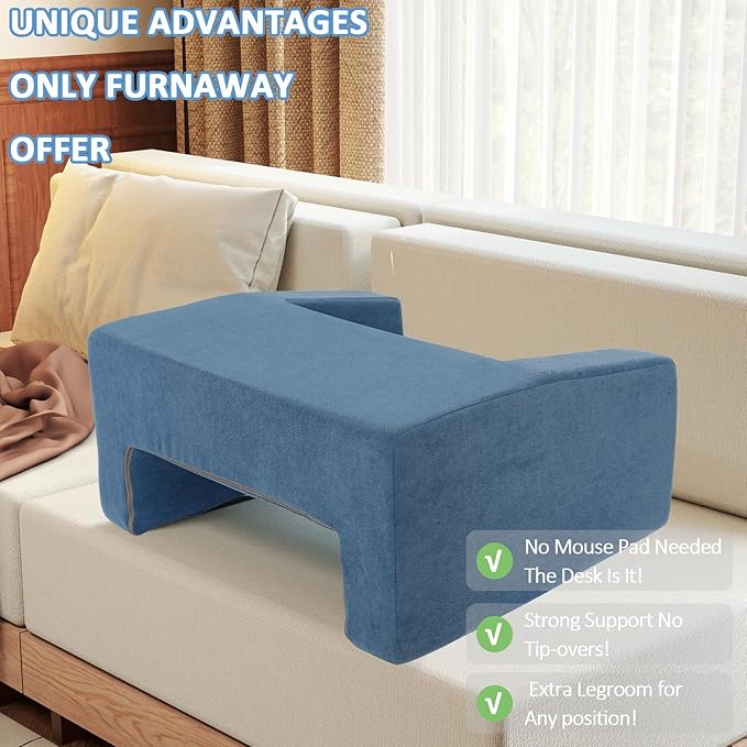 Lap Pillow Desk - Gaming Pillows for LapMachine Washable Reading&ampBook Pillows and Machine Washable Desk Pillow for Napping Work &amp Sofa Couch Use