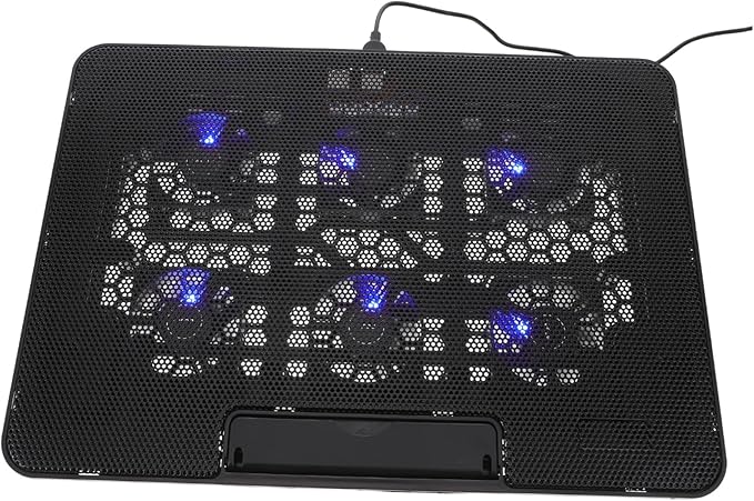 Homoyoyo Laptop Cooling Pad Adjustable Height Fan Air Cooler for Laptops up to USB Powered Lightweight Slim Design for Noise Cooling for Travel and Business Use
