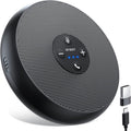 EMEET USB Speakerphone M1A Zoom Certified AI Mics 360°Voice Pickup USB Type C-A Plug&ampPlay Computer Speakers with Microphone Fast Mute Noise Reduction Echo Cancellation for 5-8 People for Zoom Te