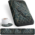 Ospelelf Keyboard Wrist Rest Ergonomic Mouse Pad with Wrist Rest Support Wrist Rest for Computer Keyboard Green