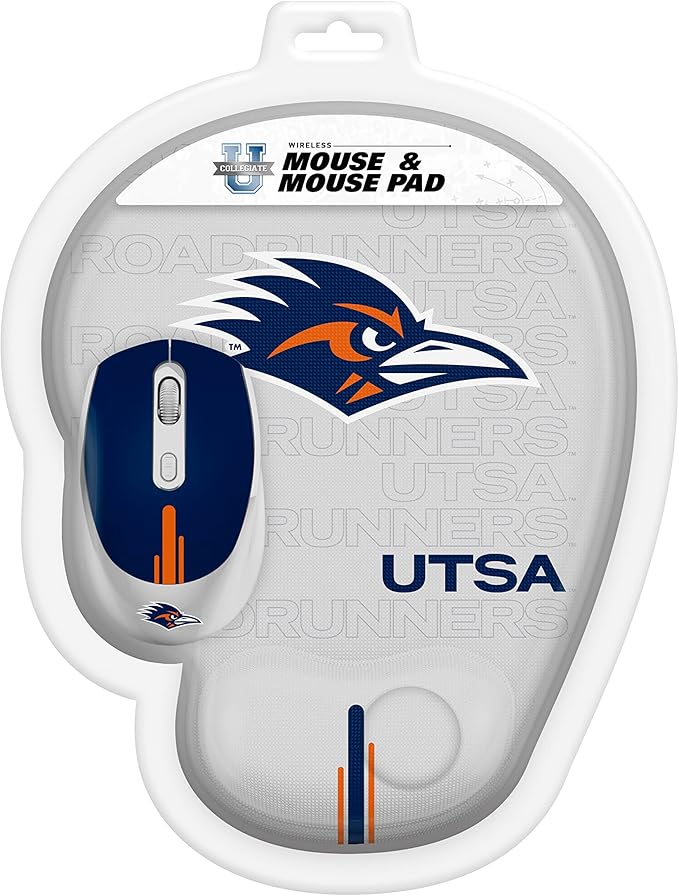 SOAR NCAA Unisex Wireless Mouse and Mouse Pad