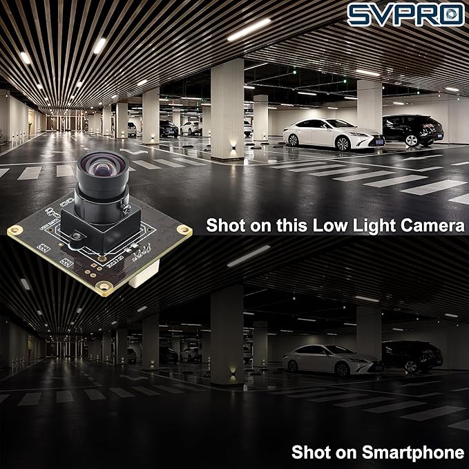Svpro 12MP USB Camera Module 4K/30fps 1080P/120fps High Speed Camera with M12 Manual Focus Lens IMX577 Sensor UVC Computer Camera for LightburnRaspberry PiLinuxWindowsAndroidMac OS