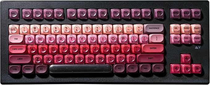 ZORNHER CG870 Lipstick Mechanical KeyboardTKL Pink Gaming KeyboardFoundation Creamy Thocky KeyboardCreamy Sounding SwitchesCute Kawaii Girly Jelly Keycaps