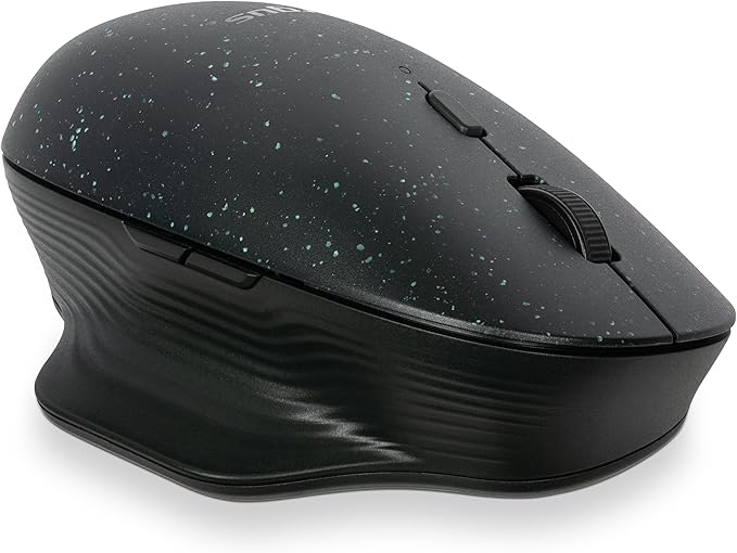 Targus ErgoFlip EcoSmart Sustainable Ambidextrous Full-Size Mouse - Gaming-Level Mouse Compatible with Chrome OS Windows and macOS (AMB586GL)