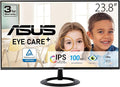 ASUS 24” (23.8-inch viewable) Eye Care Monitor (VZ24EHF) - IPS Full HD (1920 x 1080) Frameless 100Hz Adaptive-Sync 1ms HDMI Low Blue Light Flicker Free Ultra-Slim Profile 3 Year Warranty