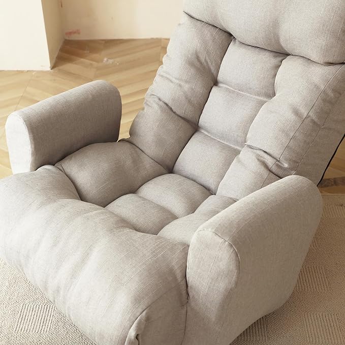 Adjustable Head and Waist Game Chair Lounge Chair in The Living Room 360 Degree Rotatable Sofa ChairRotatable Seat Leisure Chair
