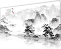 LL-COEUR Pattern XXL Computer Mouse Pad 35.4x15.7x0.12inch Large PC Keyboard Mousepad with Anti-Slip Base for Gaming (Landscape 2 35.4x15.7x0.12)