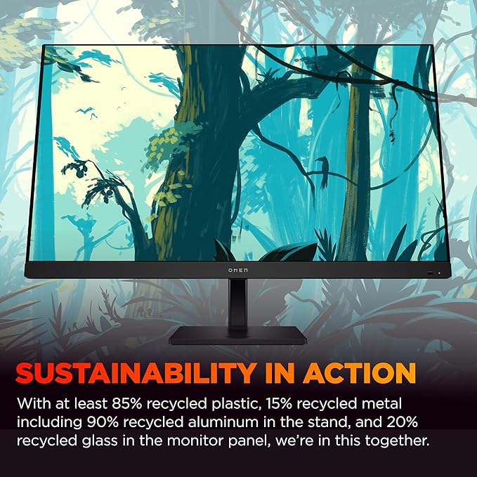 HP OMEN 31.5 inch UHD 144Hz Smart Gaming Monitor 4K UHD Display (3840 x 2160) IPS Panel Technology VESA DisplayHDR 400 1ms GtG (with Overdrive) NVIDIA G-SYNC Compatible Black OMEN 32x (2025)