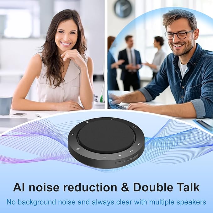 4K Webcam for PC with Tripod &amp Conference Speaker and Microphone