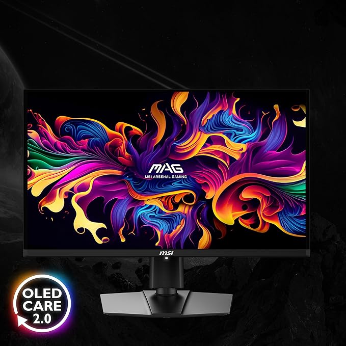 msi MAG 321UPX QD-OLED 32 4K UHD Quantum Dot OLED Gaming Monitor 3840 x 2160 0.03ms 240Hz True Black HDR 400 15W USB Type C HDMI DP Port