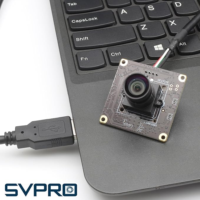 Svpro 12MP USB Camera Module 4K/30fps 1080P/120fps High Speed Camera with M12 Manual Focus Lens IMX577 Sensor UVC Computer Camera for LightburnRaspberry PiLinuxWindowsAndroidMac OS