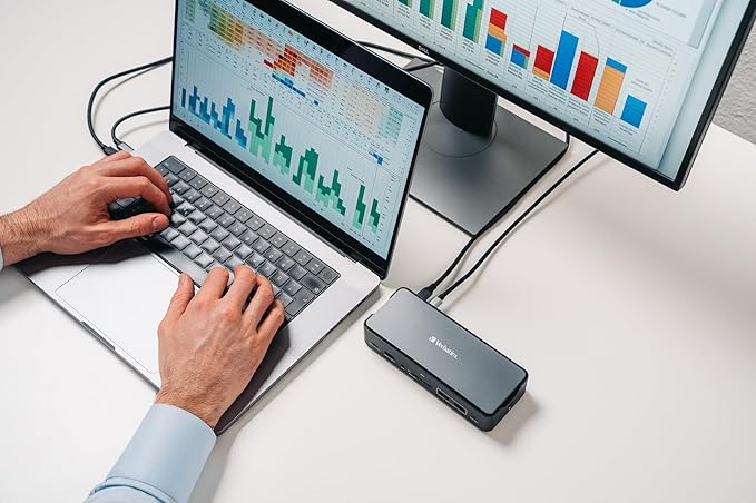 Verbatim USB-C ™Pro Docking Station 15-in-1 - SSD Enclosure Black 32173