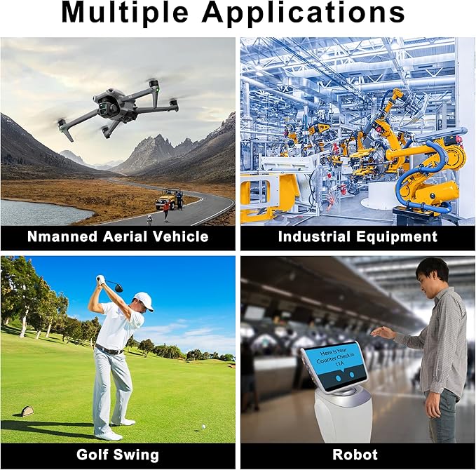 5MP Global Shutter USB Camera Module High Speed 60fps 1080P PC Webcam with No Distortion Lens Lightburn Camera UVC for Computer Laptop Android and Raspberry Pi
