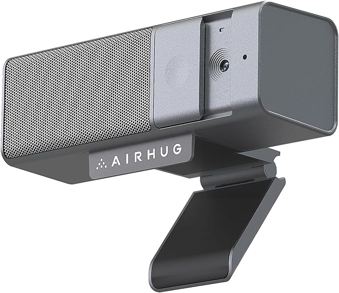 AIRHUG 3 in 1 1080P Webcam with Conference USB Microphone