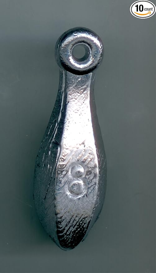 Gikking 8 oz Lead Bank Weights - 10 PER Pack