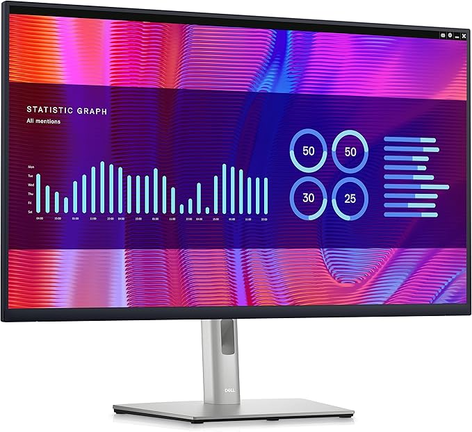 Dell P3223DE 31.5 QHD WLED LCD Monitor - 16:9 - Black Silver