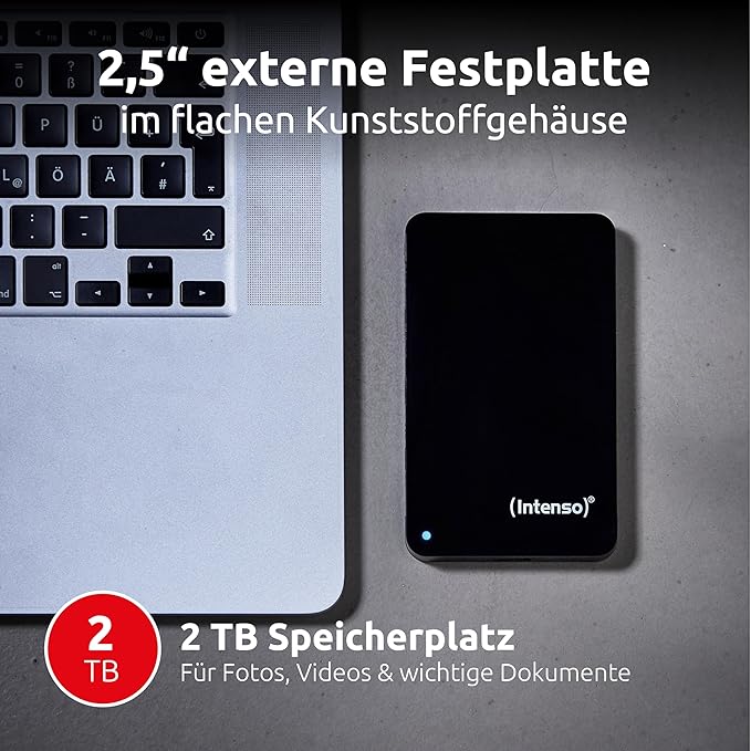 Intenso Memory Case 2TB Schwarz