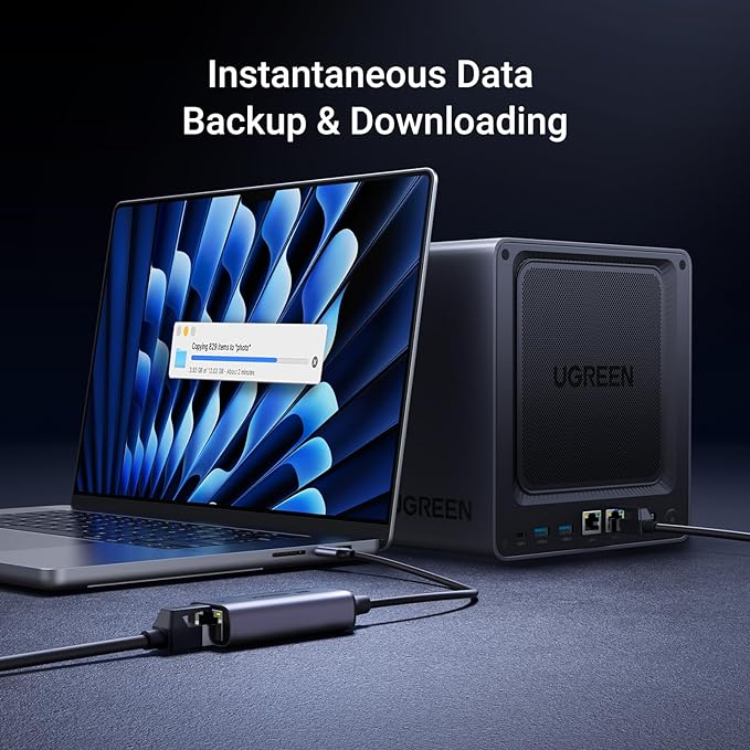 UGREEN USB C to Ethernet Adapter 2.5Gb Bundle with USB 3.2 to 5-in-1 USB C Hub