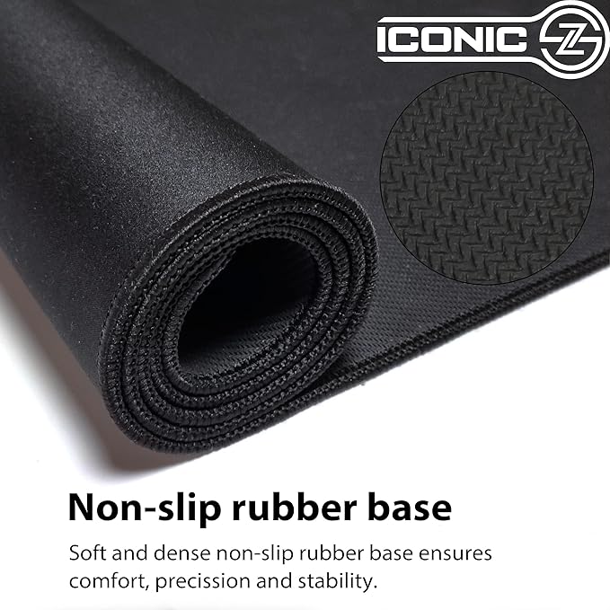 4XL Oversized &amp Ultimate Gaming Desk Mat 54x23(Stealth) - Giant &amp Thicker 4mm - Stitched/Water Proof/Non Slip Base