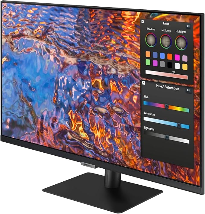 Samsung 27-Inch ViewFinity S80PB Series UHD Computer Monitor DCI-P3 98% VESA DisplayHDR 400 IPS Panel Matte Display USB-C PIP/PBP Intelligent Eye Care LS27B804PXNXGO