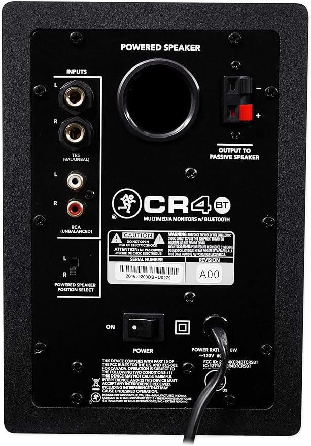 Mackie CR4BT CR Series 4 Multimedia Monitors with Bluetooth (Pair)
