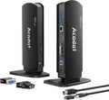 USB 3.0 Universal Docking Station Acodot 13 in 1 Laptop Docking Station Dual Monitor for Windows and Mac USB C Docking Station with HDMI VGA DVI 6X USB 3.0 Gigabit Ethernet Audio