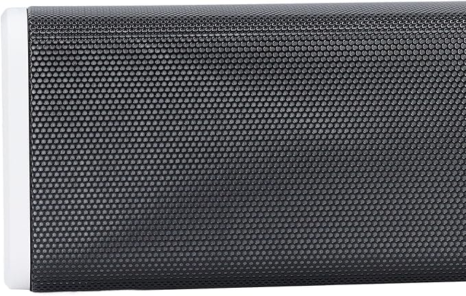 Yoidesu RGB Desktop Soundbar Bluetooth Computer Speaker with Dynamic Lighting Audio Light Sync Display 4Ω 5W for Home Gathering Outdoor Picnic (White)