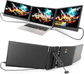 Upgraded Laptop Screen Extender Monitor Portable 14.1 1080P FHD IPS Screen Monitor Extender for Laptop Fit for 13-17 Plug &amp Play Compatiable with Windows/Mac/Chrome/Android