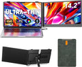 Laptop Screen Extender 0.17 Ultra-Thin 14.2 FHD 1080P IPS Portable Monitor for Laptop Dual Screen Travel Monitor Extender Suitable for 13-17.3 Plug &amp Play for Windows/Mac/Android/Switch/PS-5