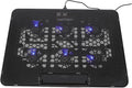 Luxshiny Laptop Cooling Pad 15.6-inch Quiet Laptop Cooler Stand with 6 Fans USB Powered Cooling for Gaming and Office Use
