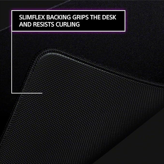 Sony INZONE Mat-F Control-Type Large Cloth Gaming Mousepad Thick 6mm Cushion High Friction 480x400mm Edge Stitched SlimFlex Non-Slip Rubber Base Developed with Fnatic