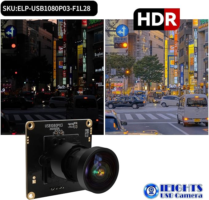 H.264 USB Camera Module 0.0001Lux Low Illumination Webcam Board Wide Angle M16 1080P 30fps Mini UVC USB2.0 Lightburn CAMERA 100db HDR Web_Camera for Computer Fast Frame 2K PC Cam for Pi Laptop