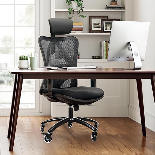 Frassie 28 Inch Office Gaming Chair Metal Base Set Replacement Part Wide Chair Legs with Bottom Plate Stand Cylinder 2 Wheels with Brake