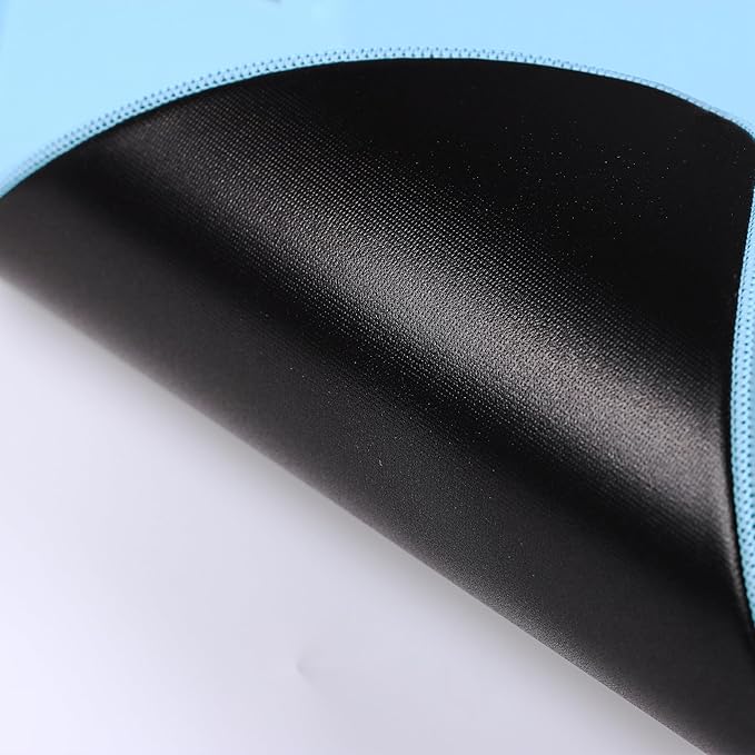 Mouse Pads EspTiger Shan Hai Series Chuan Yun (480 x 400 x 4mm) Standard Size SlimFlex Base Delicate Dense Plain Weave Fabric Large Cloth Gaming Mousepad – Light Blue