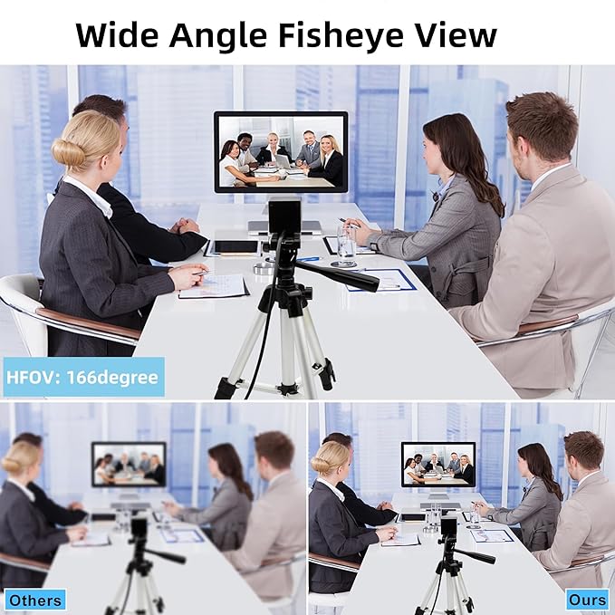 1080P Day&ampNight Vision USB Camera with Auto IR-Cut Switching 166Degree Fisheye Lens Wide Angle Webcam OV2710 30FPS/60FPS/120FPS High Speed Security Camera Plug&ampPlay for Remote Monitoring/3D