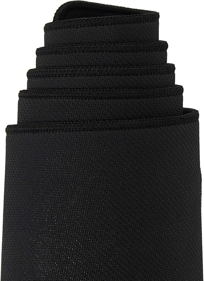 Mega Size Gaming Mouse Pad - Anti Slip Rubber Base - Stitched Edges - Large Desk Mat - 48 x 24 x 0.16 (Mega All Black/No Logo)