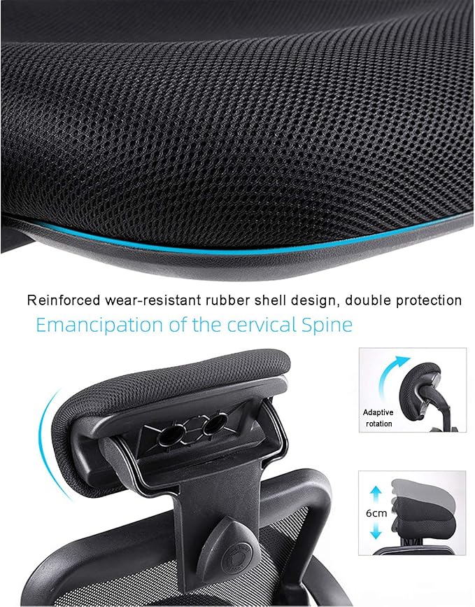 Office Chair Gaming Chair Computer Chair Ergonomic Office ChairBreathable Mesh Desk Chair with WheelsSwivel Chair Gaming Chair for Home ExecutiveHigh Back Computer Chair with Lumbar Suppo