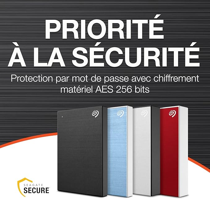 Seagate One Touch 4TB Password Activated Hardware encryption Portable External Hard Drive Portable External Hard Drive PC Notebook &amp Mac USB 3.0 Space Gray (STKZ4000404)
